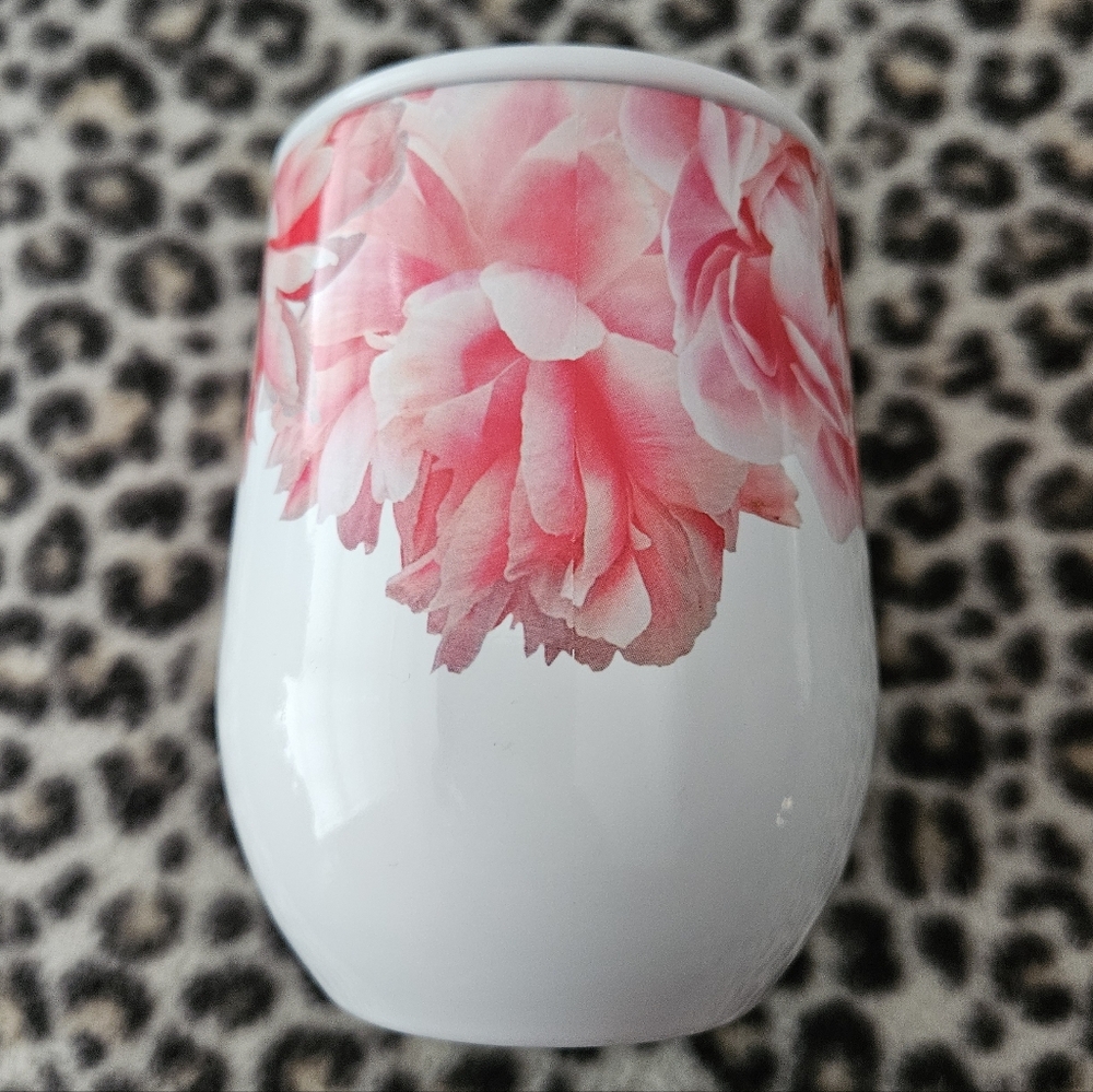 Ashley Woodson Bailey AWB Ariella Floral Stemless Cup Insulated Wine Tumbler - Picture 4 of 8
